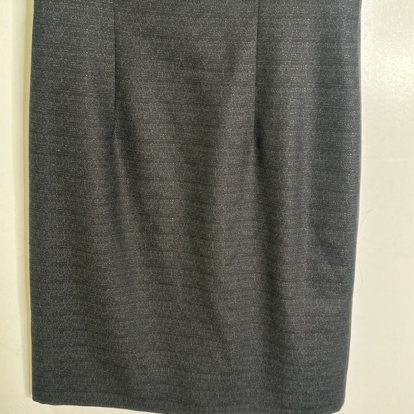 Hugo boss black dark gray sheet dress size M office preppy career - Picture 5 of 10